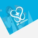 لوگوی داروخانه دکتر ستایش با طراحی حرفه ای